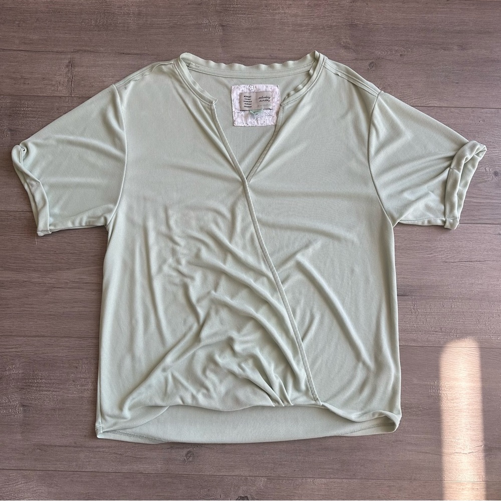Saturday Sunday by Anthropologie top - size XS - pastel green